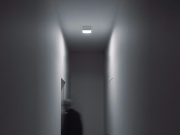 HAKO PL - Metal and glass ceiling lamp by DAVIDE GROPPI - view 2